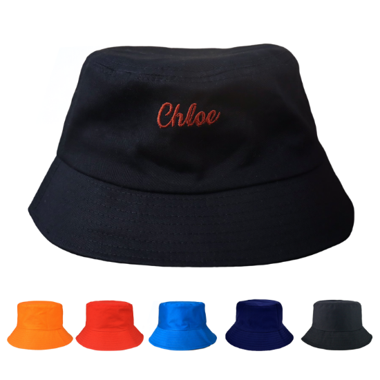 Picture of Cotton Bucket Hat-Embroidery
